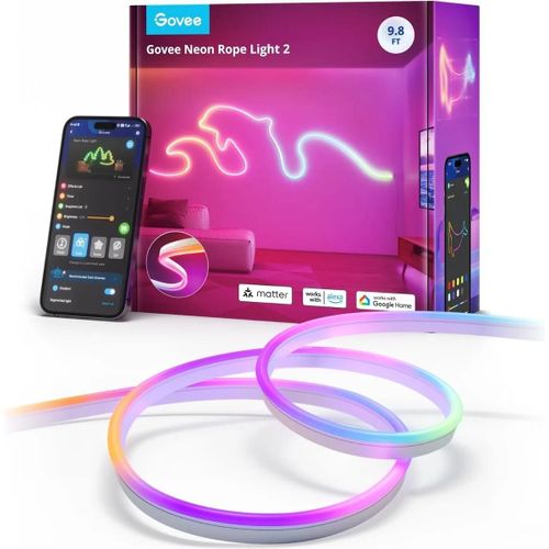 Éclairage Connecté Govee Neon Rope Light 2 (3 M)