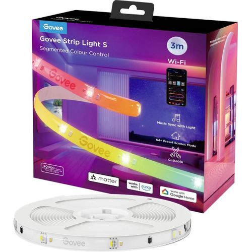 Éclairage Connecté Govee Strip Light S (3 M)