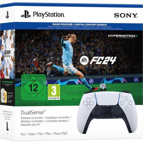 Pack Manette Dualsense Ps5 + Jeu Ea Sports Fc 24 Ps5