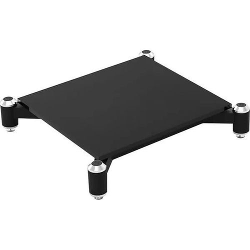Meuble Hifi Norstone Spider Base 120 Noir / Verre Noir