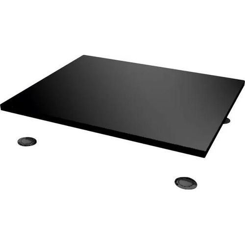 PLAQUE DE VERRE ANTI VIBRATION NORSTONE SPIDER NOIR + LOT DE 4 SUPPORTS DAMP 50