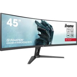 iiyama G-MASTER Red Eagle GCB4580DQSN-B1 - Écran LED - jeux - incurvé - 45" (44.5" visualisable) - 5120 x 1440 Dual Quad HD @ 165 Hz - VA - 450 cd/m² - 3000:1 - 0.8 ms - 2xHDMI, DisplayPort...