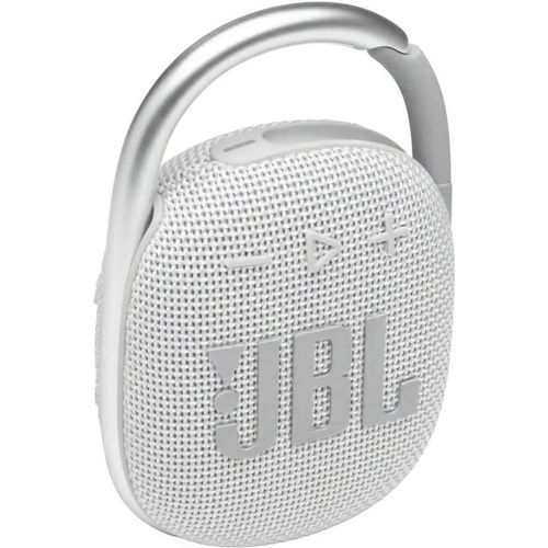 JBL Clip 4 - Enceinte sans fil Bluetooth - Blanc