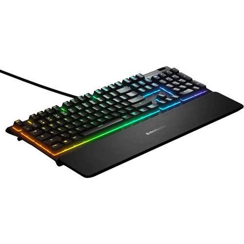 SteelSeries Apex 3 - Clavier - rétro-éclairé - USB - AZERTY - Français - commutateur : Whisper Quiet Gaming Switch