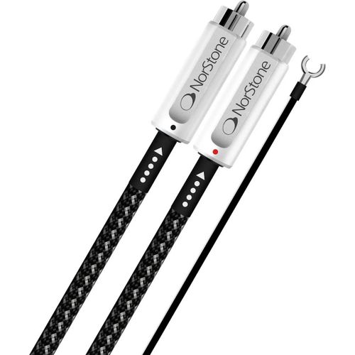 Jura - Câble 2 x RCA M/M + masse - 1m