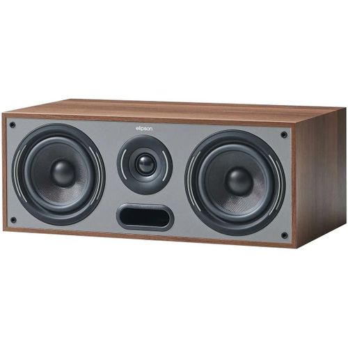 Enceinte Centrale Elipson Horus 10C - Finition Noyer/Gris foncé