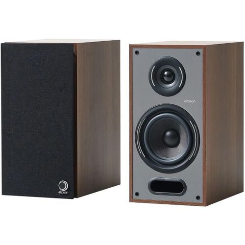 Enceinte bibliothèque Elipson Horus 6B Noyer Gris Foncé