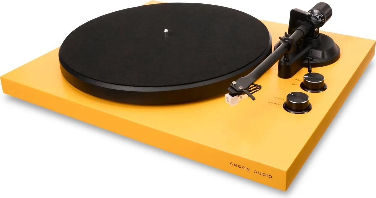 Platine vinyle hi-fi Argon Audio TT MK2 Jaune - 4
