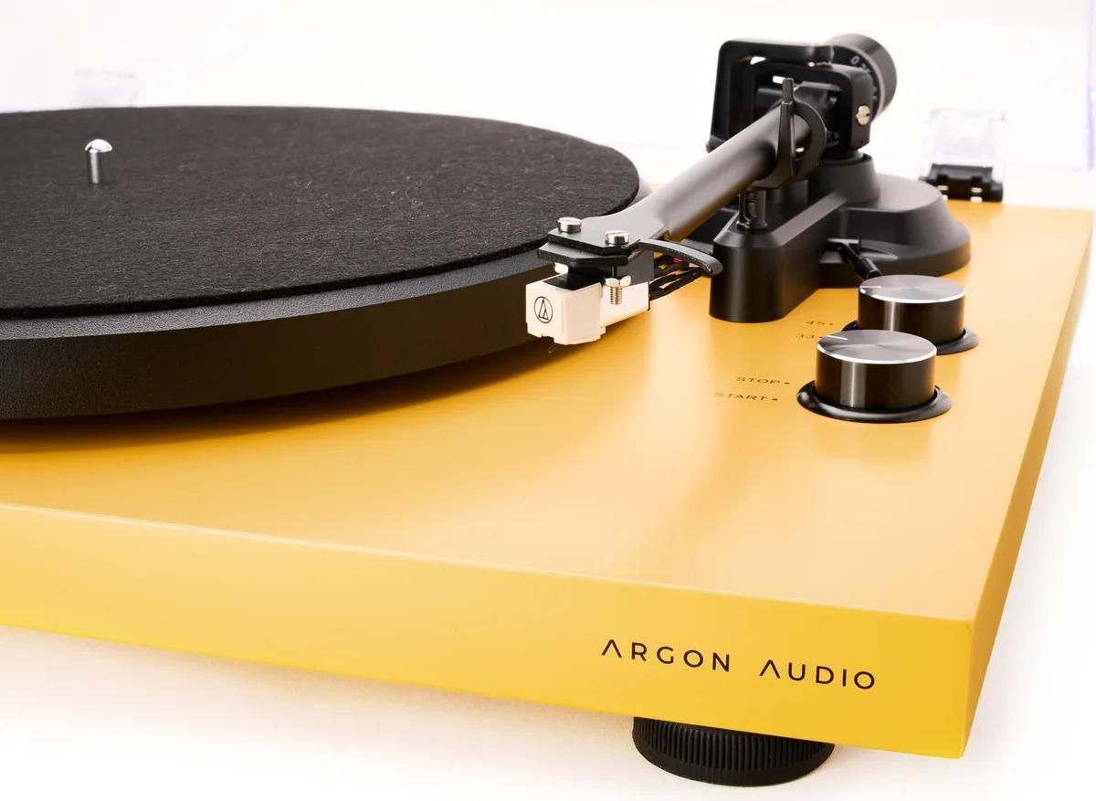 Platine vinyle hi-fi Argon Audio TT MK2 Jaune - 6