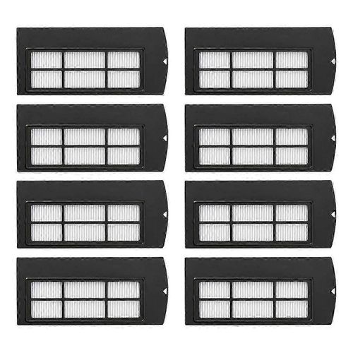 Filtres Hepa pour aspirateur robot X9 Remplacement du filtre lavable Accessoires Élément filtrant, 8pcs