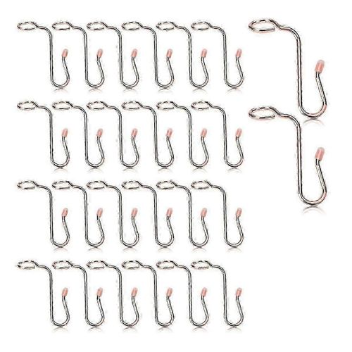 50pcs Cintre Connecteur Crochets Cintre Extender Crochets Connecteur De Cintre De Vêtements Stable Pour Cintres Or Rose