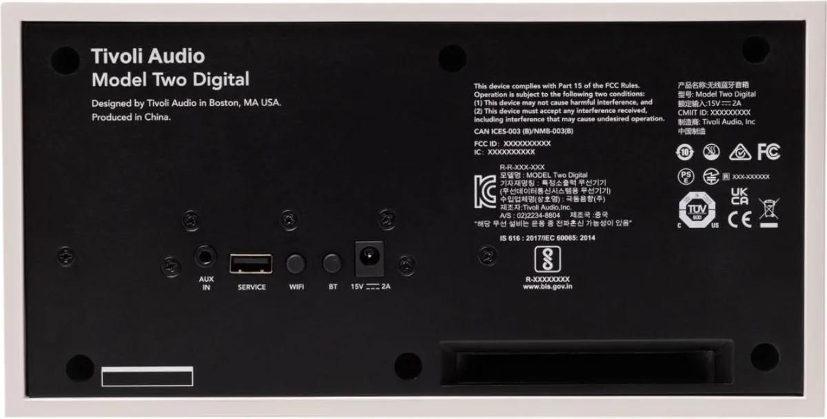 Enceinte connect�e Tivoli Model Two Digital Blanc - 2