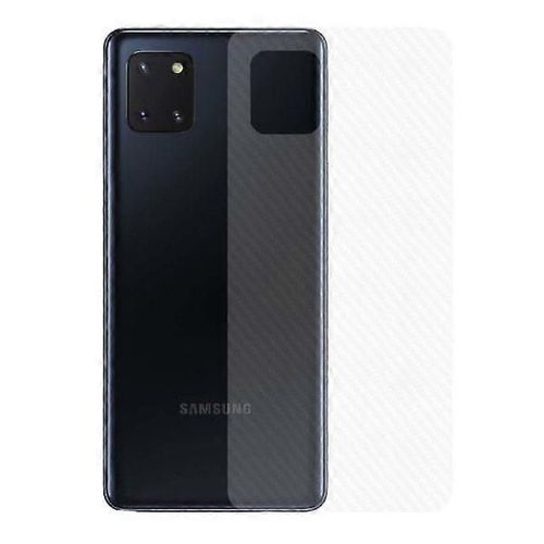 Galaxy Note 10 Lite Fibre De Carbone Vinyle Skin Autocollant Film Protecteur Dos Transparent