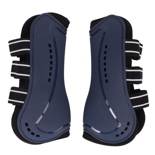 1 Paire De Bottes De Jambe Avant De Cheval Absorption Des Chocs Protecteur De Jambe De Cheval De Protection Légère Pour L¿Entraînement De Spectacle De Saut D¿Obstacles Bleu M