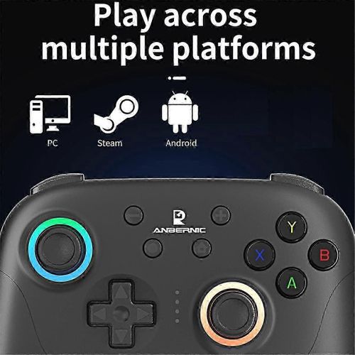 Rgp01 Gamepad Manette De Jeu Bluetooth Sans Fil Rgb Hall Effect Joystick Pour Pc Android Ios Steam