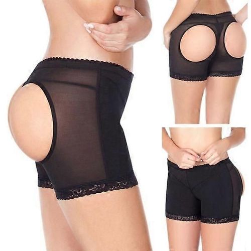 Lève-Fesses Lifting Push-Up Shapewear Sous-Vêtements (Xxxl) Noir 