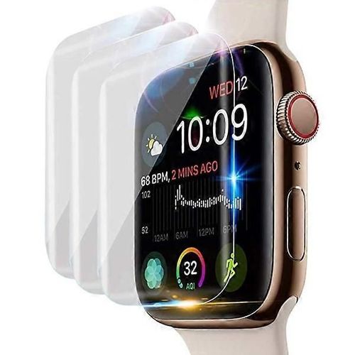 Lot De 3 Protecteurs D¿Écran Apple Watch 7/8 41 Mm Entièrement Transparents