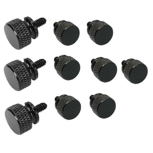 10Pcs/Lot UNC6 -32 M3.5 Vis à main pour support GPU PSU Boîtier d¿ordinateur Panneau latéral Vis PC Assembler W-coet