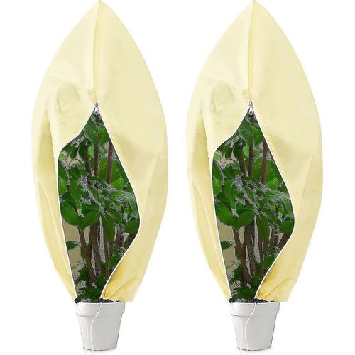 Hivernage des plantes (120 x 180 cm), 2 Couvertures d¿hivernage des plantes PCS Housse de protection, Sac de protection des plantes, Housse de protection des plantes Couverture d¿hivernage