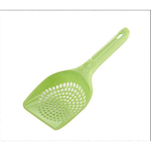 Pelle À Litière Pour Chat En Plastique Pelle À Déchets De Sable Pelle À Déchets Outil De Nettoyage Creux Couleur Aléatoire Petit Trou Durable Et Utile, Bleu, 25,5 Cm * 11 Cm