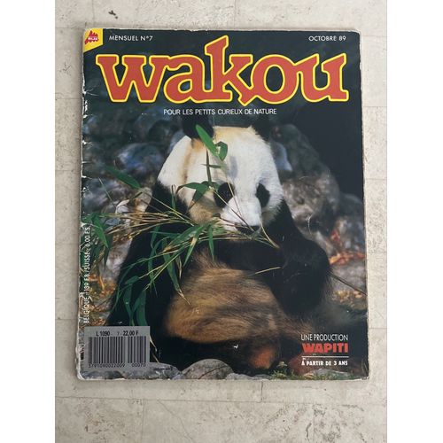 Wakou - Pour Les Petits Curieux De Nature - N°7 - Octobre 1989 - 