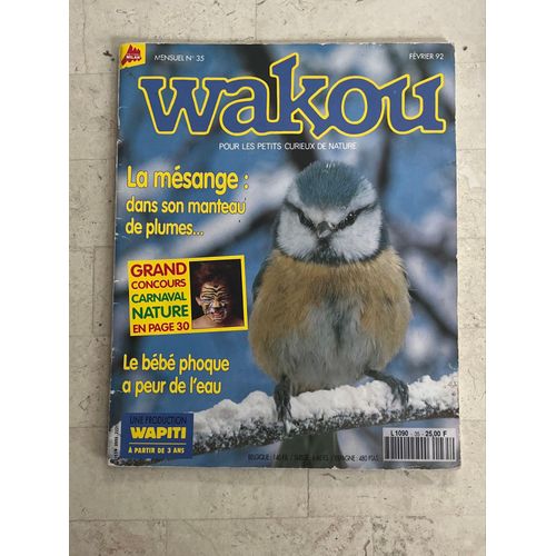Wakou - Pour Les Petits Curieux De Nature - N°35 - Février 1992 - 