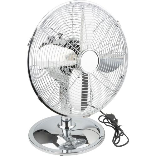 Ventilateur de table Boreas Ø30cm - argent - Voltman
