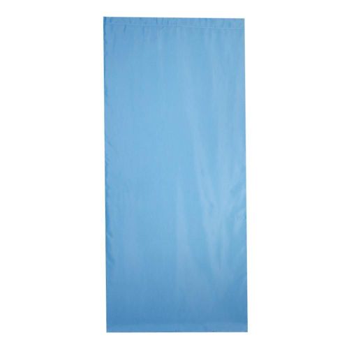 Rideau De Fenêtre De Porte Unie De Couleur Pure Doublé Rideau Occultant Pour Salon De Chambre (Bleu)