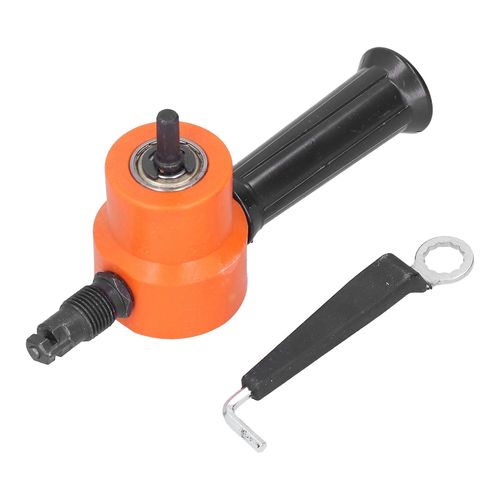 Grignoteuse à double tête 360 ° réglable réglable accessoire de perceuse coupeur en métal pour la coupe