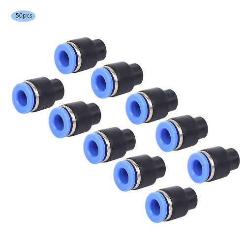 50PCs Bouchon de tuyau Capuchon pneumatique en plastique en laiton Insertion rapide PPF Anneau de libération ovale Utilisation de l¿hôtel