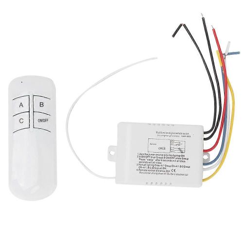 3 voies ON/OFF 220V Émetteur Émetteur Télécommande Interrupteur