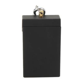 Cendrier de poche Mini Portable en Acier Inoxydable avec Boucle D¿alpinisme Porte-Cendres Cigarette pour Voyage En Plein Air Noir