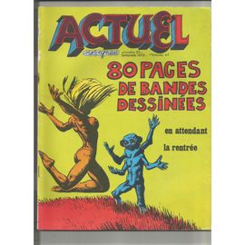 Actuel N° 35 80 Pages De Bandes Dessinées En Attendant La Rentrée Septembre 1973 Crumb Corben Francis Masse Arsène Lupin Shelton Freak Brothers Gary Hallgren Pierre Pavloff Griffin Olivia