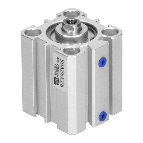 Cylindre d¿air en aluminium mince à double effet composants pneumatiques accessoires alésage 25mmSDA25x25