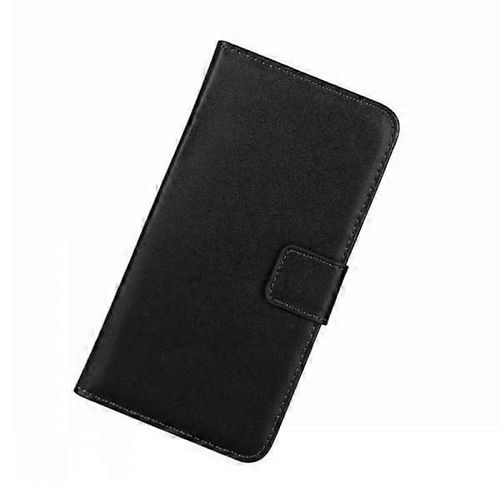 Étui Portefeuille Samsung S21 Plus 5g, Cuir Véritable Noir