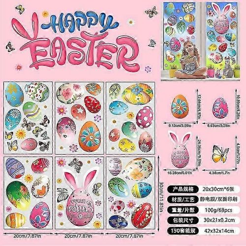 Exquisite Easter Easter Rabbits Festival Party Supplies Stickers