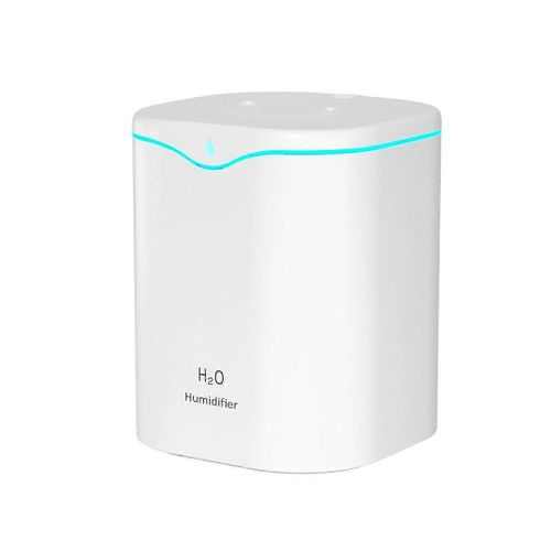 Humidificateur d¿air, humidificateur à ultrasons silencieux de 2 L avec 2 modes de brume réglables, humidificateur d¿air USB pour bébé, arrêt automatique, veilleuse colorée, pour chambre à coucher