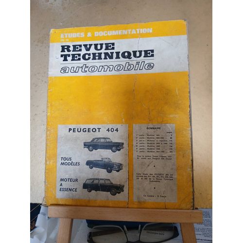 Revue Technique Automobile Peugeot 404 Tous Modèles Essence