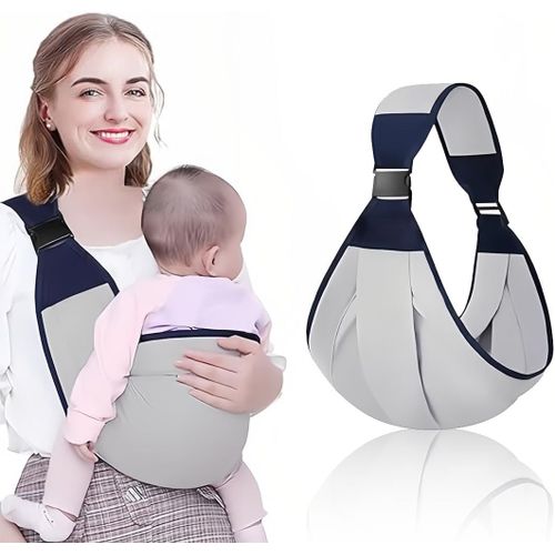 Shiliu-Porte Bébé, Echarpe De Portage Bebe, Porte Bébé Hanches Côté, 2024 Nouveau Porte Bébé Réglable, Pour Bébé Nouveau-Nés Et Tou[