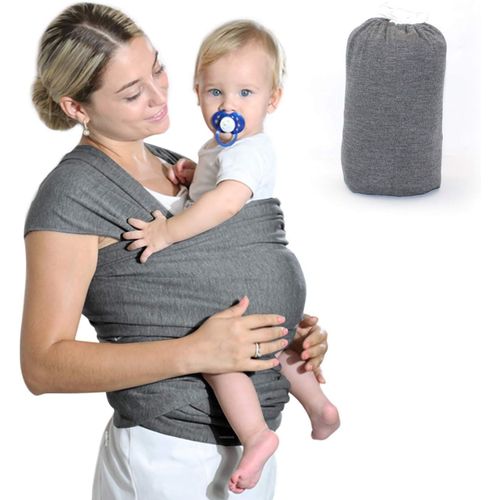 Shiliu-Hyaidertech Echarpe De Portage Bebe, Ceinture Porte Bebe Ceinture, L'echarpe Portage Fait De Coton Elastique, Écharpe Multif[
