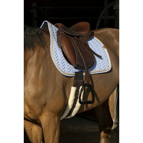 Tapis De Selle Equithème "Softy" - Couleur : Bleu Ciel, Taille : Poney