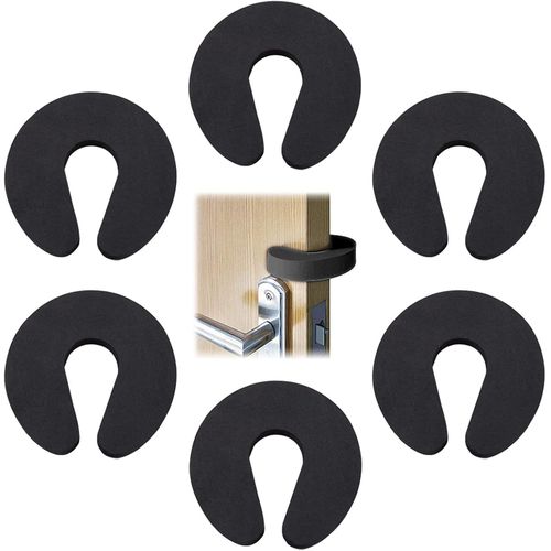 Shiliu-Bloc Porte Securite Bebe, Bloque Porte Bébé, 6 Pièces Stop-Porte Mousse, Amortisseur Bloque Porte Pour Portes Et Fenêtres, S[