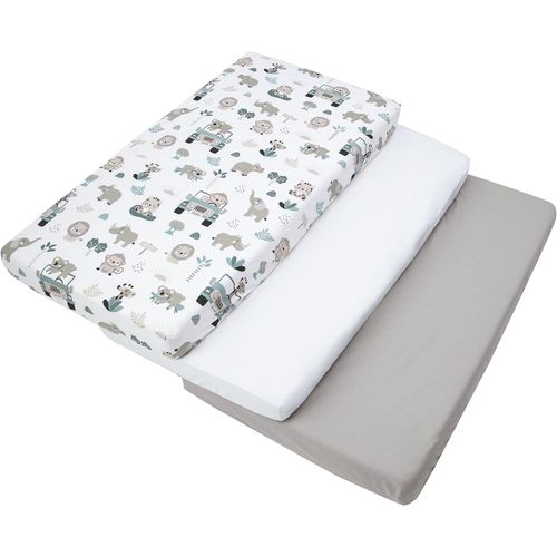 Shiliu-3pcs Ensemble Drap Housse Pour Un Lit Bébé 60x120 Cm 100% Coton Literie Bébé Matelas Enfant Sac De Couchage Lit Bébé[395]