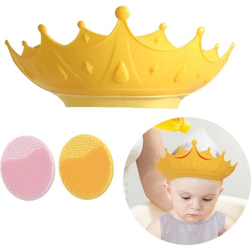 Shiliu-Casquette De Bain Bébé Chapeau Douche Bébé, Visiere Bain Enfant Bébé, Bain Bebe Protéger L'oreille Et Yeux Des Enfant Bonnet[