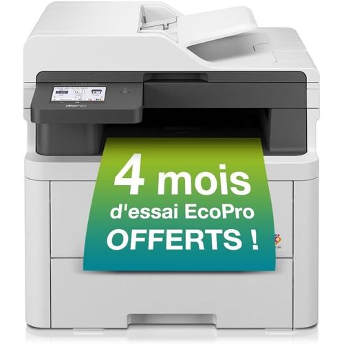 Lbgwp60 Mfc-L3740Cdwe Imprimante Laser Couleur Multifonction 4 En 1 (Impression/Copie/Scan/Fax) Wifi 18 Ppm Abonnement D'Encre Et De Toner Ecopro 4 Mois Offerts