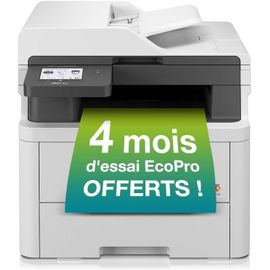 Lbgwp60 Mfc-L3740Cdwe Imprimante Laser Couleur Multifonction 4 En 1 (Impression/Copie/Scan/Fax) Wifi 18 Ppm Abonnement D'Encre Et De Toner Ecopro 4 Mois Offerts
