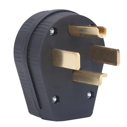 Prise industrielle 4 trous PA66 Connecteur d¿alimentation droit en laiton en plastique 30A