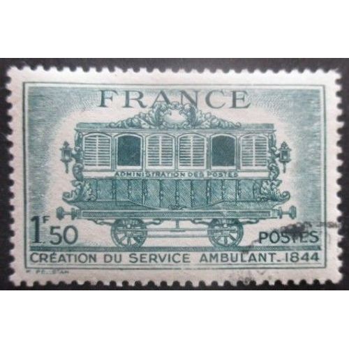 France N°609 Service Postal Ambulant Oblitéré