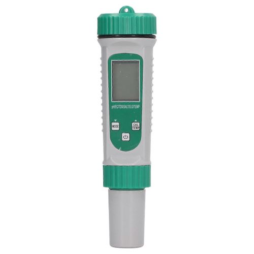 Testeur de qualité de l¿eau 6 en 1 PH EC TDS SALT SG TEMP Moniteur de compteur d¿eau pour aquarium