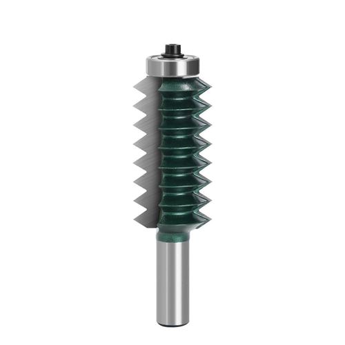 Couteau de fraisage en bois de type ligne de carbure de tige de 12 mm de plusieurs dents pour le travail du bois